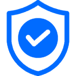Security Icon blue Security Icon blue
